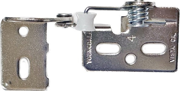 Non Wrap Self Closing Cabinet Hinge - Multiple Finishes - For 3/8″ Lip Inset