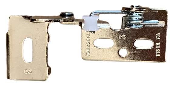 Full Wrap Self Closing Cabinet Hinge - For 1/4" to 5/16" Overlay