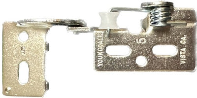 Non Wrap Self Closing Cabinet Hinge - Multiple Finishes - For 1/4″ to 5/16″ Overlay