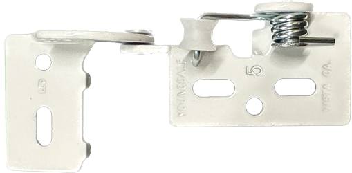 Non Wrap Self Closing Cabinet Hinge - Multiple Finishes - For 1/4″ to 5/16″ Overlay