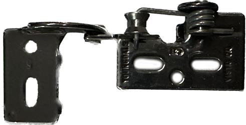 Non Wrap Self Closing Cabinet Hinge - Multiple Finishes - For 1/4″ to 5/16″ Overlay