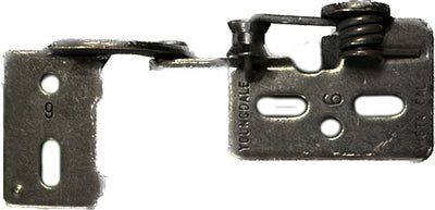 Non Wrap Self Closing Cabinet Hinge - Multiple Finishes - For 1/2" Overlay