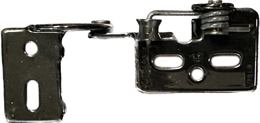 Non Wrap Self Closing Cabinet Hinge - Multiple Finishes - For 1/2" Overlay