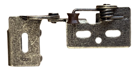 Non Wrap Self Closing Cabinet Hinge - Multiple Finishes - For 1/2" Overlay