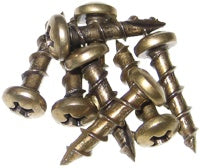 Cabinet Hinge P.H. Screws – Two Finishes Available - 6 x 1" Coarse Thread