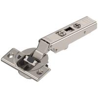 Clip Top Blumotion concealed cabinet hinge with full overlay and 110° opening, sold individually for smooth operation.