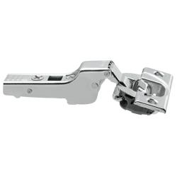 Clip Top Blumotion concealed cabinet hinge for half overlay doors, soft close feature, 110° opening, sold individually.