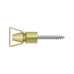Shutter door holder with a triangular handle, available in multiple sizes and finishes, sold individually.