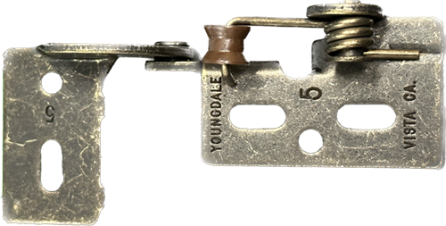 Non Wrap Self Closing Cabinet Hinge - Multiple Finishes - For 1/4″ to 5/16″ Overlay