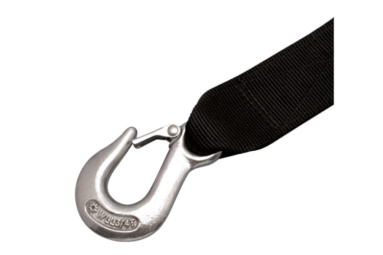 Boat Trailer Parts - Stainless Steel Webbing Assembly With Hook