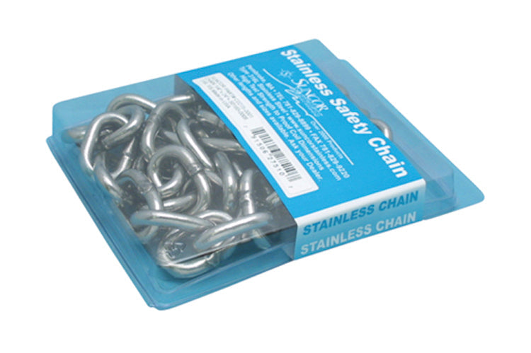 Boat Trailer Parts - Stainless Steel Trailer Safety Chain Pack