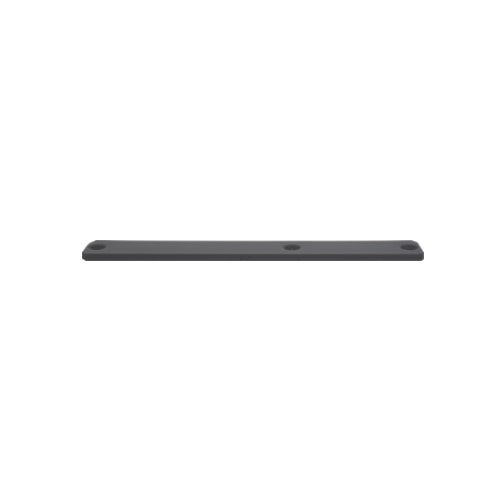 Blank faceplate for storefront door repair, available in multiple shapes and finishes, sold individually.