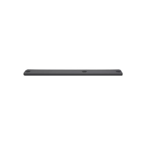 Blank faceplate for storefront door repair, available in multiple shapes and finishes, sold individually.