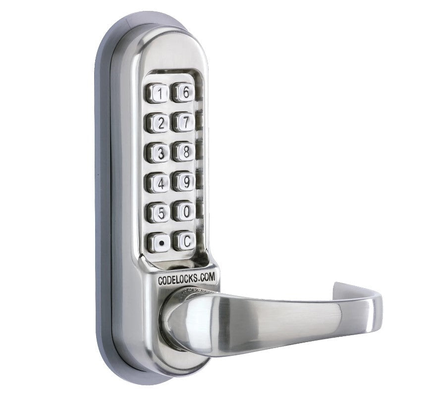 Gate Lock with Code - 500 Series - Mechanical Heavy Duty Tubular Latchbolt - Multiple Finishes Available - Sold Individually