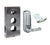 Gate Lock with Code - 600 Series Aluminum Gate Box Kit - Mechanical Heavy Duty Tubular Latchbolt - Quick Code Change - Multiple Finishes Available - Sold as Kit