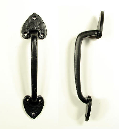 Heart Style Door Pull / Appliance Pull - Barn Door Handle - Multiple Finishes Available