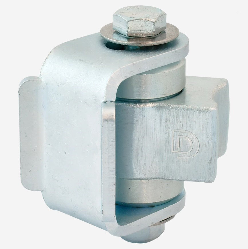 Weld On Gate Hinges - Heavy Duty Badass Weld-On Gate Hinges - Center Mount - For Round Posts - Self-Closing Up To 440 Lbs. - Sold As Set Or Pair