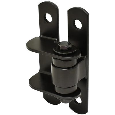 Bolt On Gate Hinges - Heavy Duty Face Mount Badass Gate Hinge - Bolt On - Steel - Opens To 180° - Black Powder Coat Finish - Up To 1,100 Lb - Sold Individually