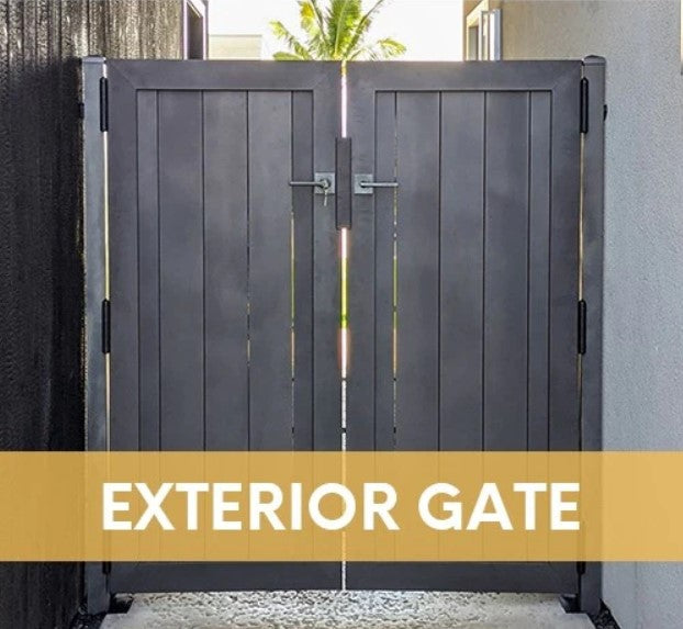Adjustable Gate Spring - Heavy Duty Self-Closing Gate Spring Hinges / Gate Closer - 4-1/2" Inch X 4-1/2" Inch - Butt Hinge With Weather Cap - 304 Stainless Steel - For 1-3/4" Inch Thick Doors Up To 150 Lbs. - 2 Pack