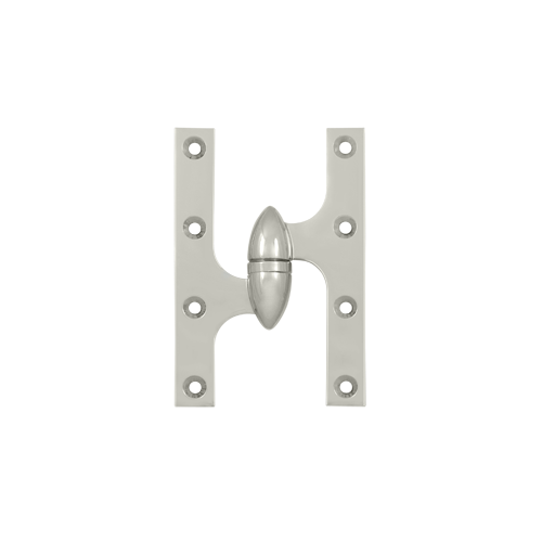 Deltana  6" Height X 4" Width Olive Knuckle Door Hinge With Ball Bearing Left Hand