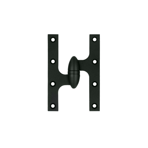 Deltana  6" Height X 4" Width Olive Knuckle Door Hinge With Ball Bearing Left Hand