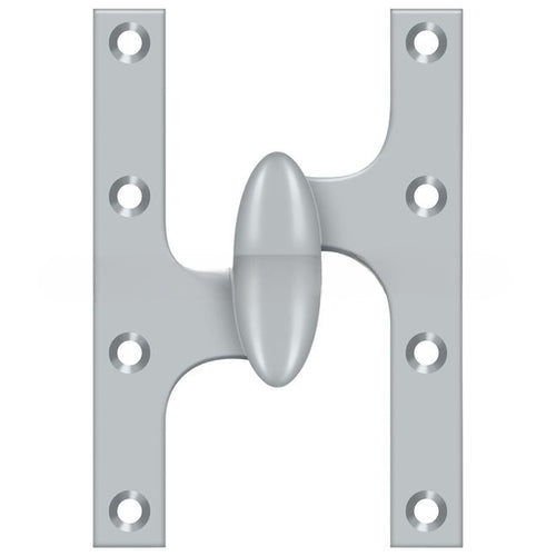 Deltana olive knuckle door hinge with ball bearing, available in various sizes and finishes, sold individually.