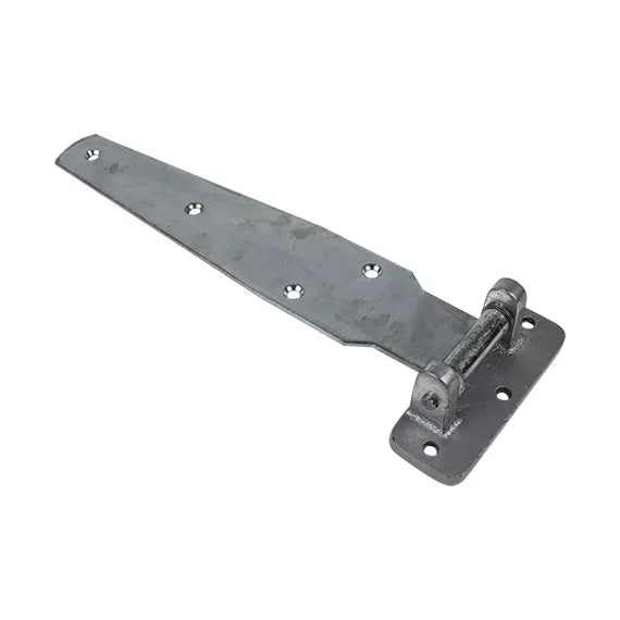 Heavy duty refrigeration hinge for cold storage, 14-1/2 inches, zinc plated, available in multiple offsets, sold individually.