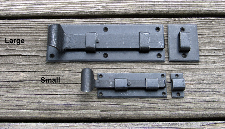 Colonial Surface Slide Bolt with curled handle