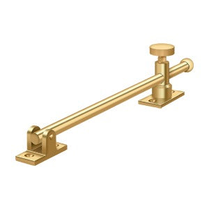 Window casement stay adjuster in various sizes and finishes, sold individually for secure window positioning.