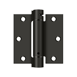 Residential self-closing spring hinges, 3 1/2 inches square, sold in a convenient 2 pack for easy installation.