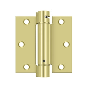 Self-closing spring hinges in a 3 1/2" square design, ideal for residential doors, sold in a 2 pack.