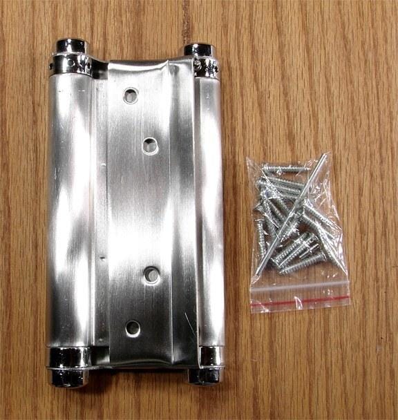 Double Action Spring Hinges - Clearance Stainless Steel Double Acting Spring Hinges - SOLD INDIVIDUALLY