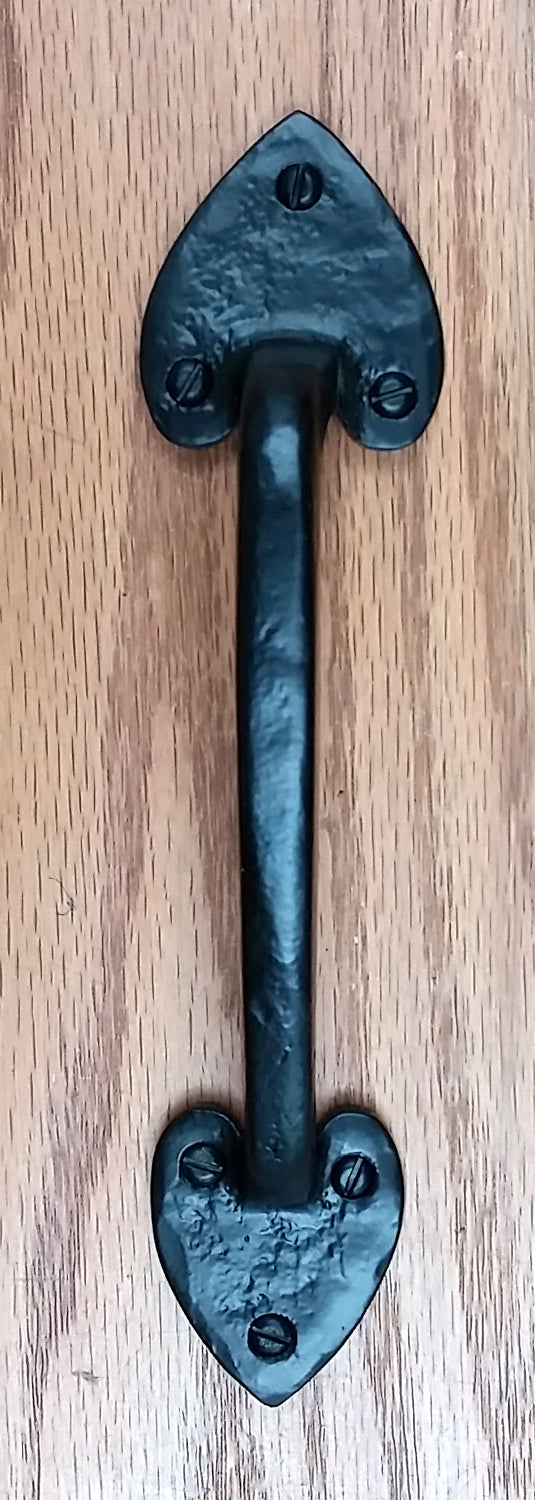 Heart Style Door Pull / Appliance Pull - Barn Door Handle - Multiple Finishes Available