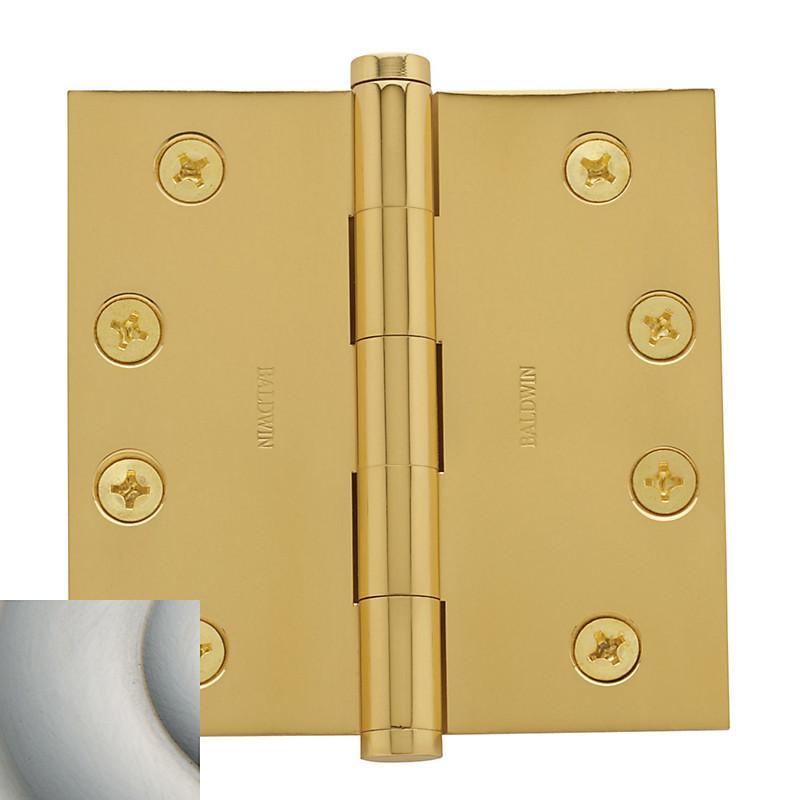 4" x 4" Baldwin Architectural Hinges - Multiple Finishes Available - Door Hinges Lifetime Satin Nickel - 10