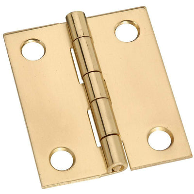 1-1/2" x 1-1/4" Small Broad Hinges - Multiple Finishes Available - 2 Pack