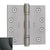4" x 4" Baldwin Ball Bearing Architectural Hinges - Multiple Finishes Available - Door Hinges Oil Rubbed Bronze - 2
