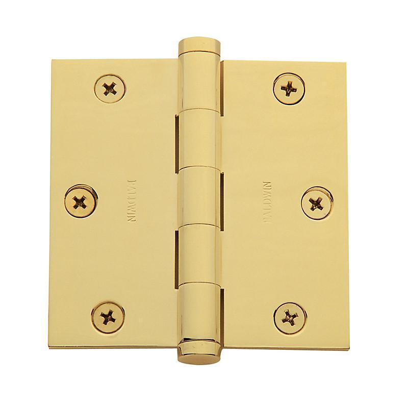 3-1/2" x 3-1/2" Baldwin Architectural Hinges - Multiple Finishes Available - Door Hinges Lifetime Brass - 9