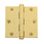 3-1/2" x 3-1/2" Baldwin Architectural Hinges - Multiple Finishes Available - Door Hinges Lifetime Brass - 9
