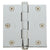 3-1/2" x 3-1/2" Baldwin Architectural Hinges - Multiple Finishes Available - Door Hinges Polished Chrome - 4