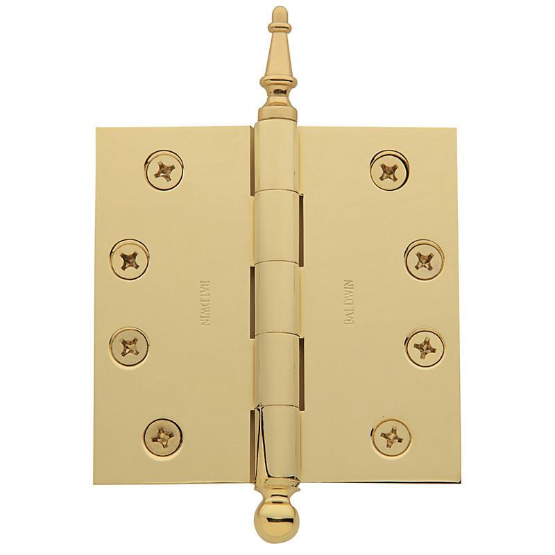 4" x 4" Baldwin Architectural Hinges - Multiple Finishes Available - Door Hinges Lifetime Brass - 9