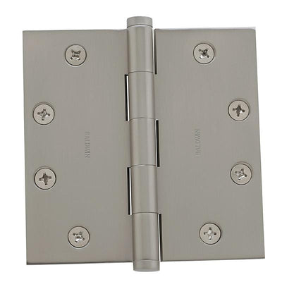 4-1/2" x 4-1/2" Baldwin Architectural Hinges - Multiple Finishes Available - Door Hinges Satin Nickel - 3