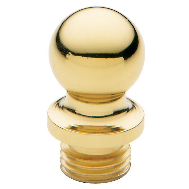 Baldwin Ball Tips for Architectural Grade Hinges - Door Hinges Polished Brass - 1