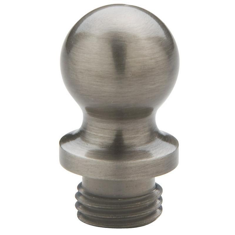 Baldwin Ball Tips for Architectural Grade Hinges - Door Hinges Antique Nickel, Dull - 6