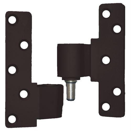 Intermediate pivot door hinges designed for metal frame doors, suitable for 1/8" recessed or face frame applications.
