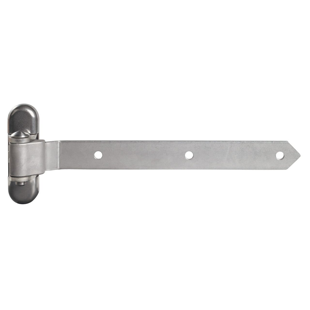 Durable 180° 3-way adjustable strap hinges for wooden gates, supporting up to 770 lbs, available in various sizes and finishes.