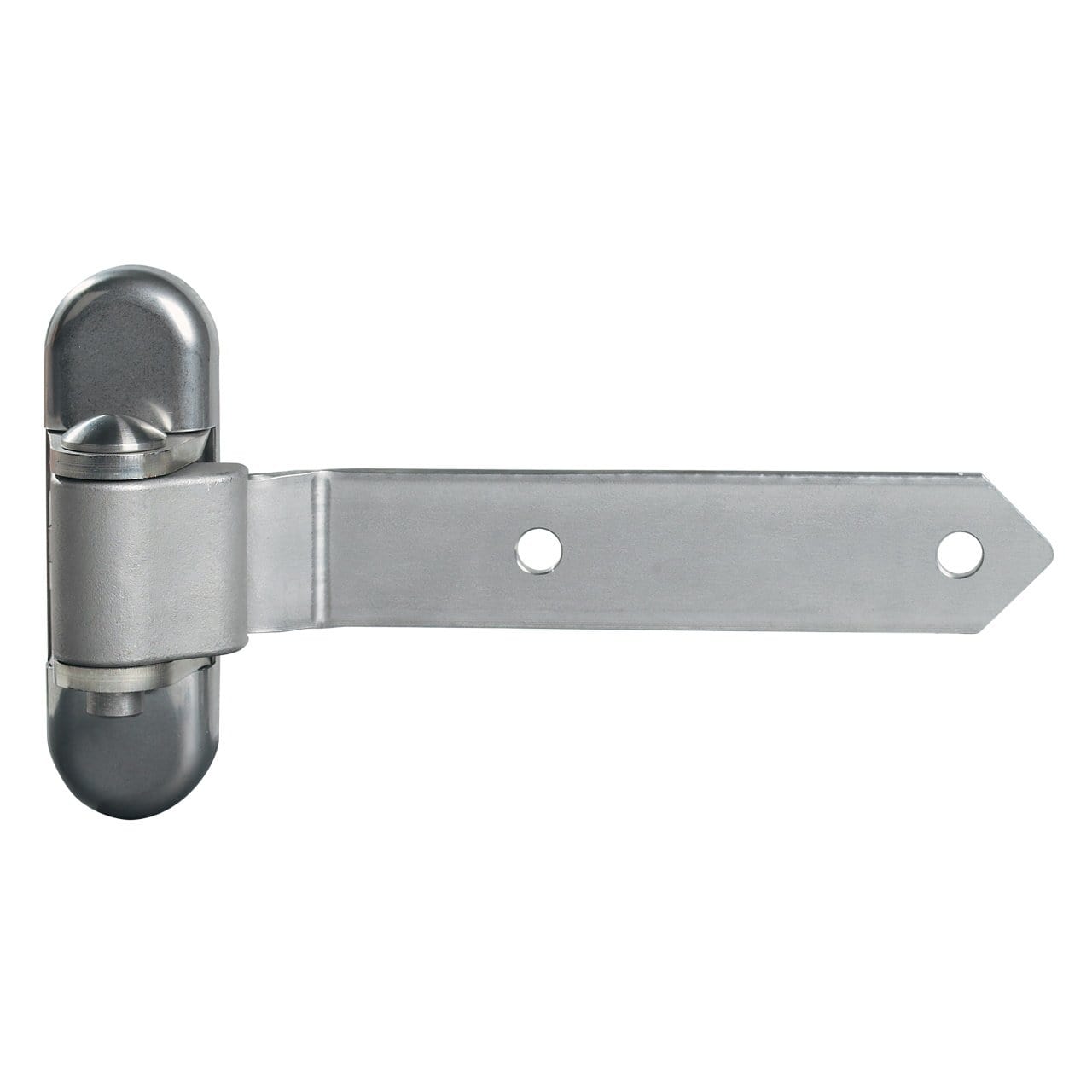 Durable 180° 3-way adjustable strap hinges for wooden gates, supporting up to 770 lbs, available in various sizes and finishes.