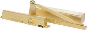Commercial Door Closer - Extra Heavy Duty - Optional Slim Cover - Door Closers Gold / Full Cover / No Delay Action - 3