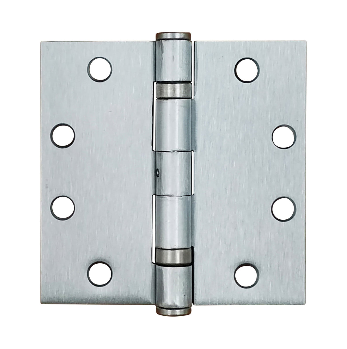 4 1/2" X 4 1/2" With Square Corners Satin Nickel Commercial Ball Bearing Hinge - Sold In Pairs