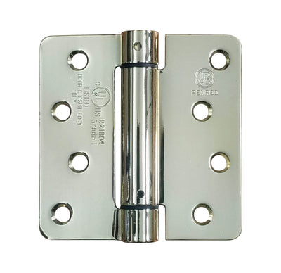 4" X 4" Spring Hinges With 1/4" Radius Corners - Multiple Finishes Available - 2 Pack