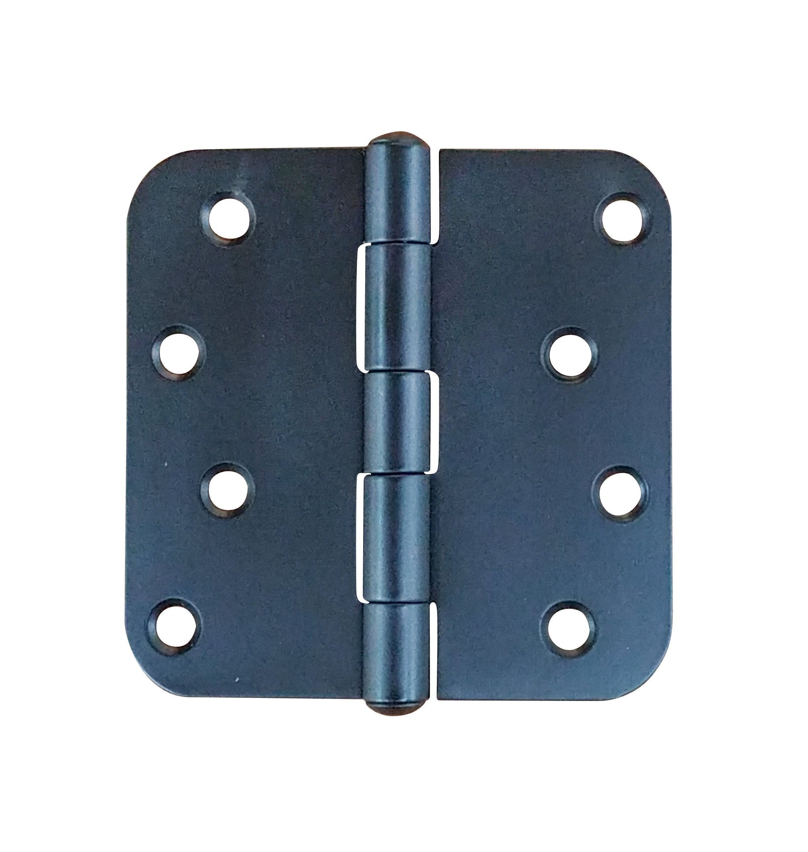 Stainless Steel Hinges - Black Stainless Steel Hinges Residential Hinges - 4" Inch With 5/8" Inch Radius - Highly Rust Resistant - 3 Pack